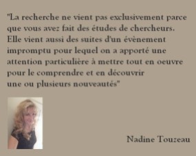 Recherche Nadine Touzeau Profiler, net-profiler, chercheur en comportement des cybercriminels