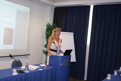 Nadine Touzeau presented her researches in behaviour of cybercriminals
